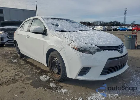 2016 Toyota Corolla L z USA, uszkodzony, nr VIN 2T1BURHE6GC544553